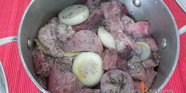 свиной шашлык в духовке