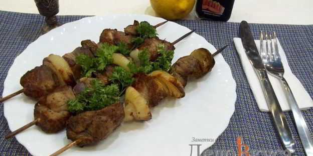 свиной шашлык в духовке