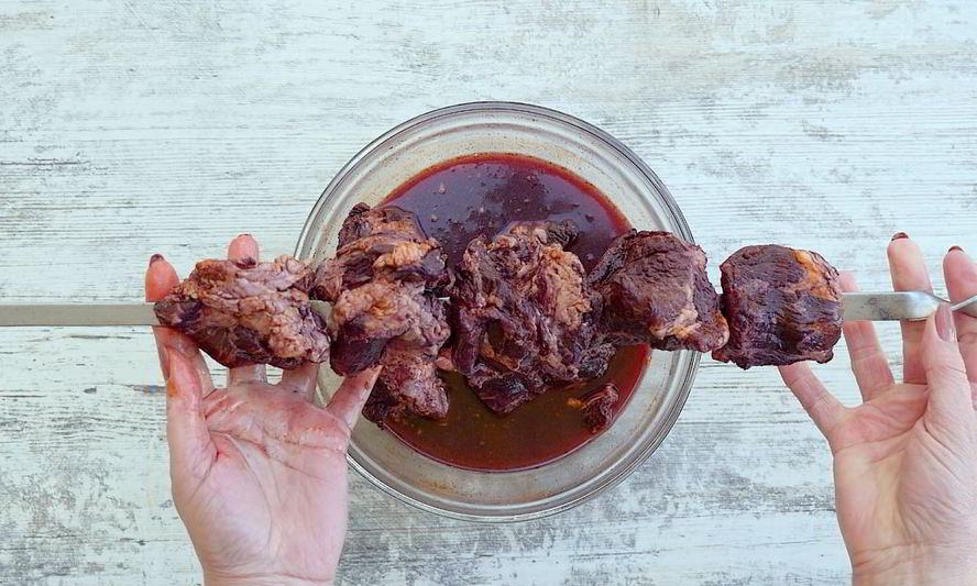 Рецепт вишневого маринада для шашлыка