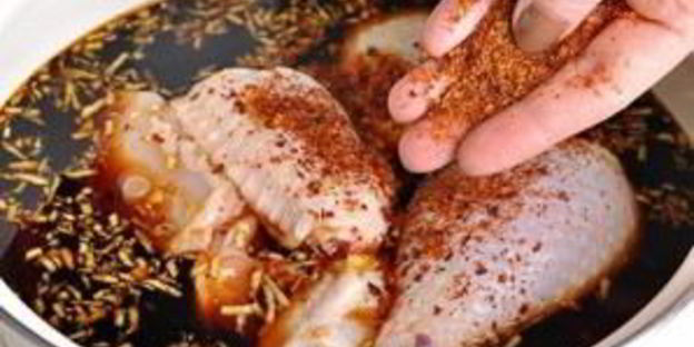 стеклянная лапша с курицей и овощами