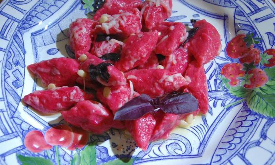 Рецепт свекольных ньокков