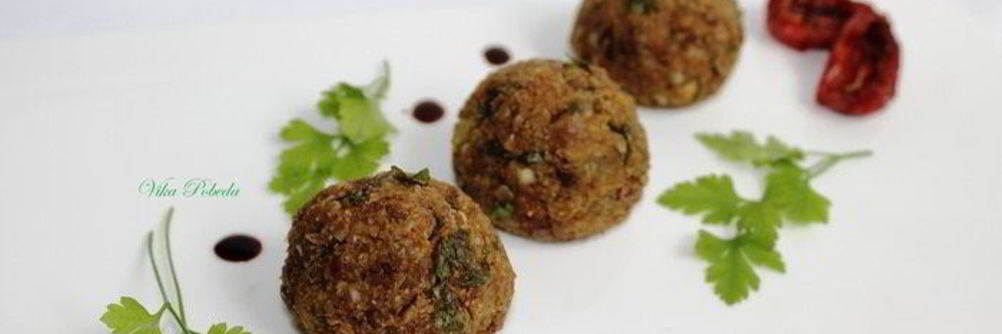 Баклажановые тефтели