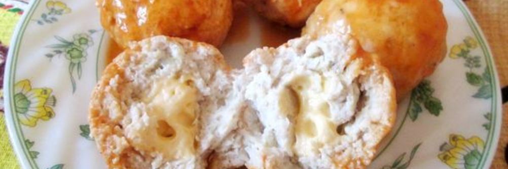 Куриные тефтельки с сыром