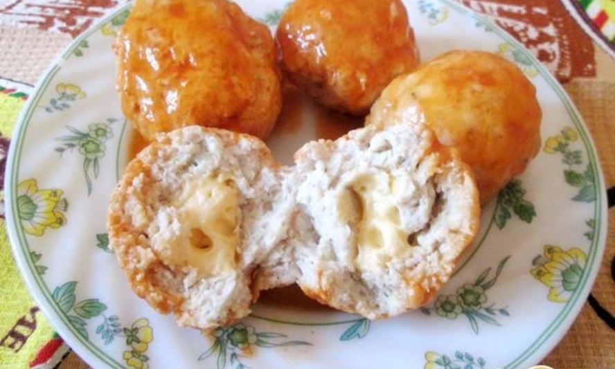 Рецепт куриных тефтелек с сыром