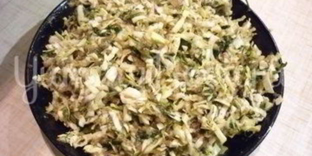 простые капустные тефтельки