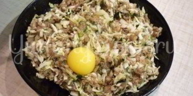 простые капустные тефтельки