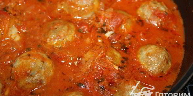 рыбные тефтельки в томатном соусе