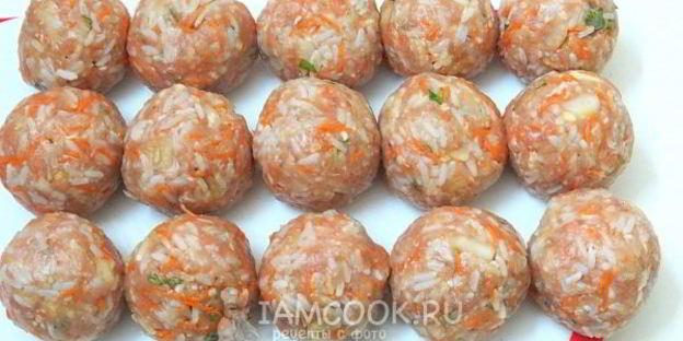 спагетти с тефтелями в томатном соусе