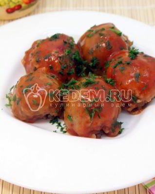 Тефтели из гречки с грибами