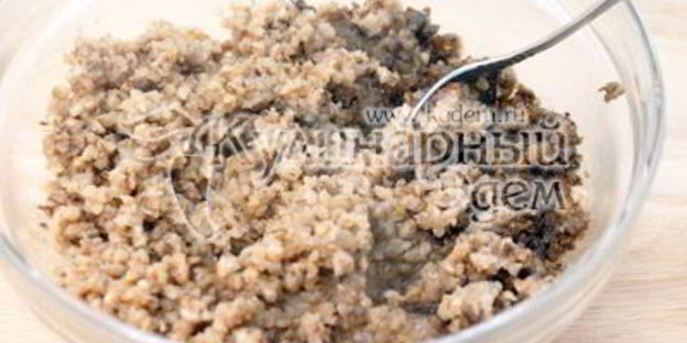 тефтели из гречки с грибами