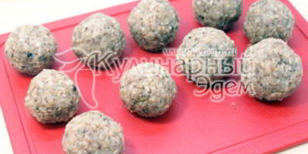 тефтели из гречки с грибами