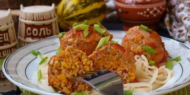 тефтели из индюшиного фарша с тыквой