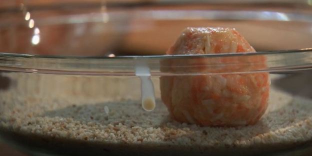 тефтели из сельдерея с овощным соусом