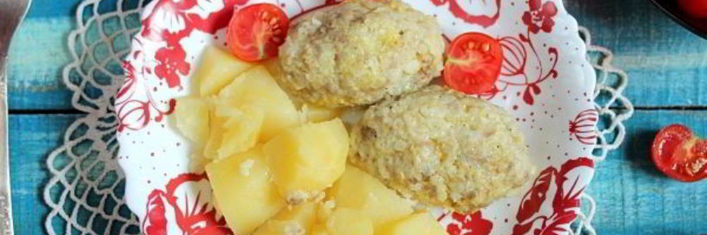 Тефтели из свинины с картошкой