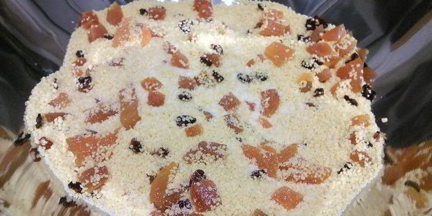 тефтели по-мароккански с фруктовым кускусом