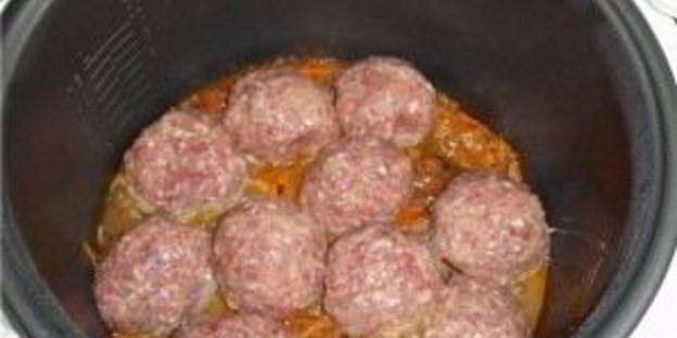 тефтели с гречкой в мультиварке