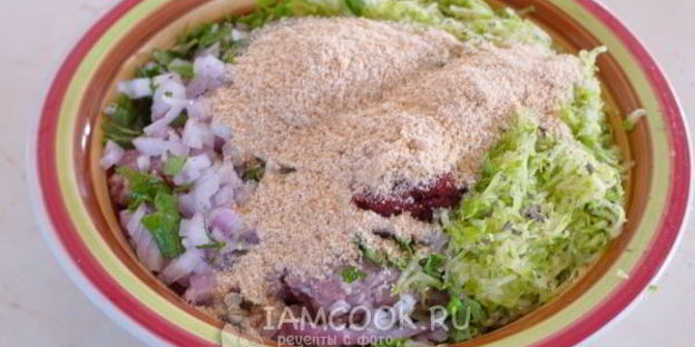 тефтели с кабачками
