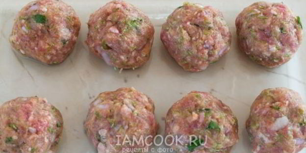 тефтели с кабачками