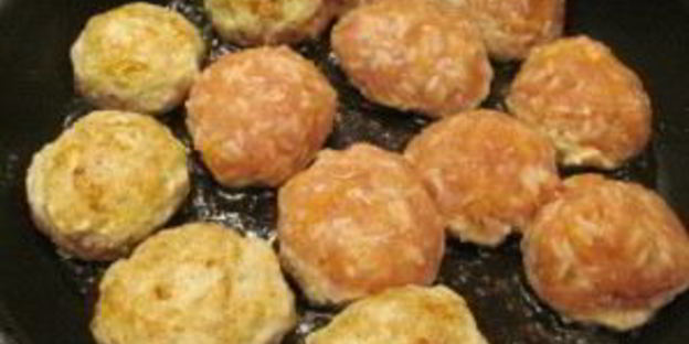тефтели с рисом и мясом