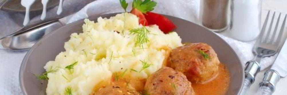 Тефтели с рисом с подливкой