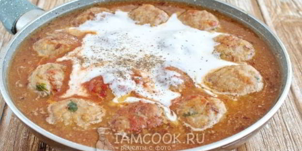 тефтели с рисом с подливкой