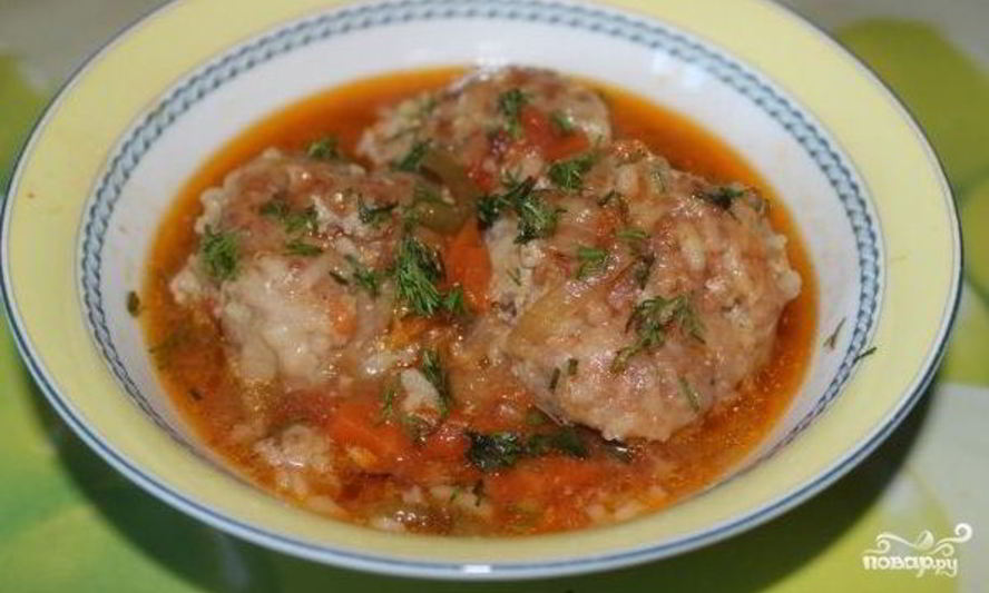 Рецепт тефтелей тушеных