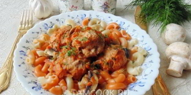 тефтели в грибном соусе