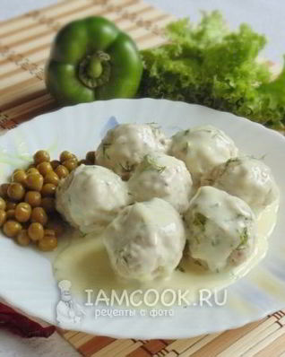 Тефтели в сырном соусе