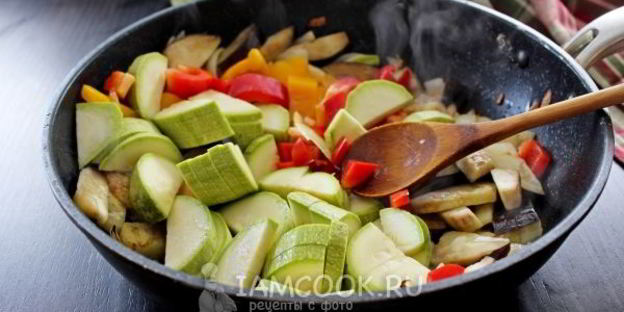 тефтели запеченные с овощами