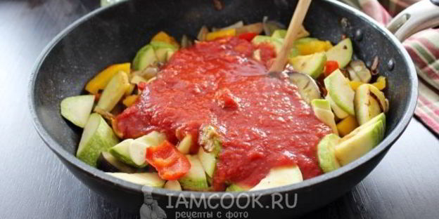 тефтели запеченные с овощами