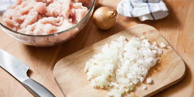 запеченные куриные тефтели с травами