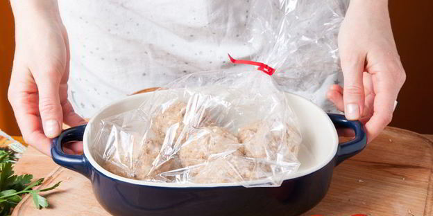 запеченные куриные тефтели с травами