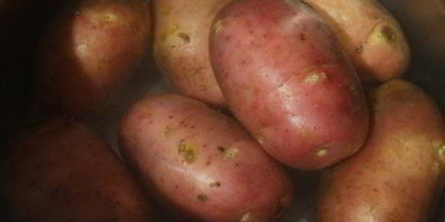 ленивые вареники из картошки со шкварками