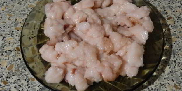 ленивые вареники из картошки со шкварками