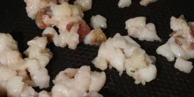 ленивые вареники из картошки со шкварками