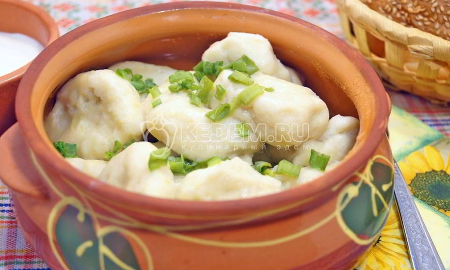 Рецепт ленивых вареников с картошкой