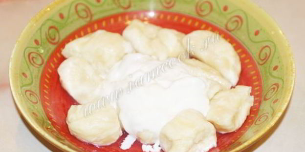 ленивые вареники с творогом для детей