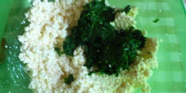 ленивые вареники со шпинатом