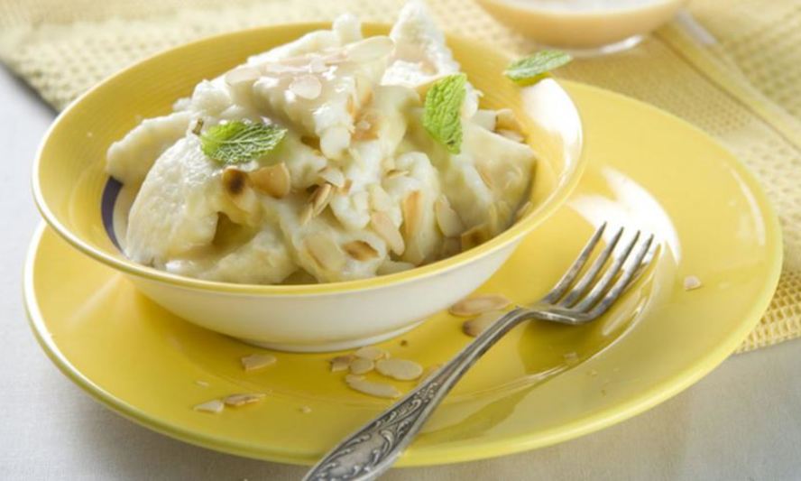 Рецепт ленивых вареников со сладким соусом