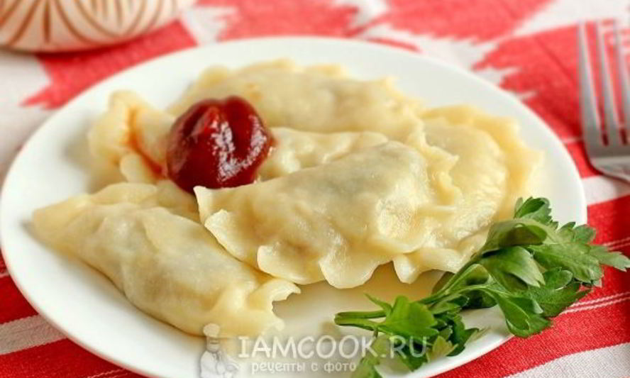 Рецепт постных вареников с картошкой и грибами