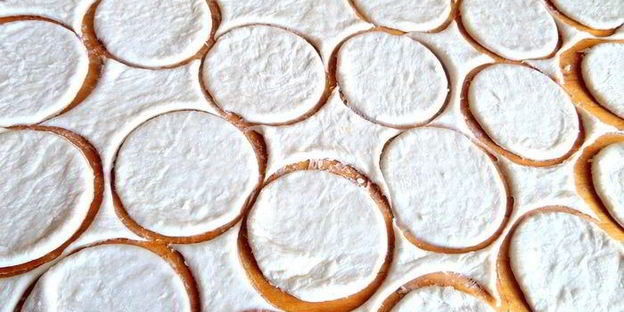 постные вареники с картошкой