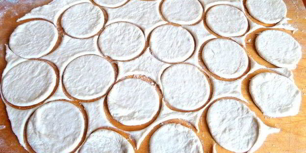 постные вареники с картошкой