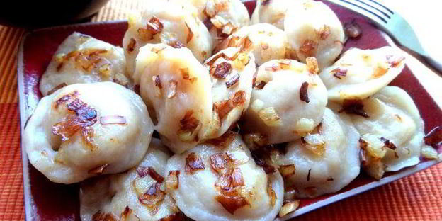 постные вареники с картошкой