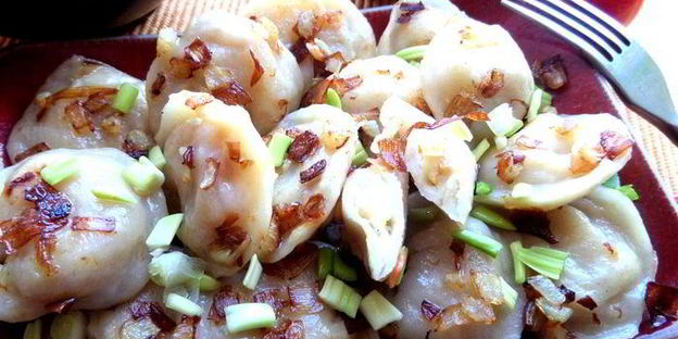 постные вареники с картошкой