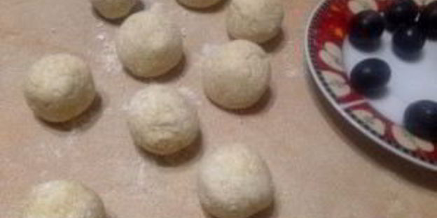 пп-вареники с виноградом