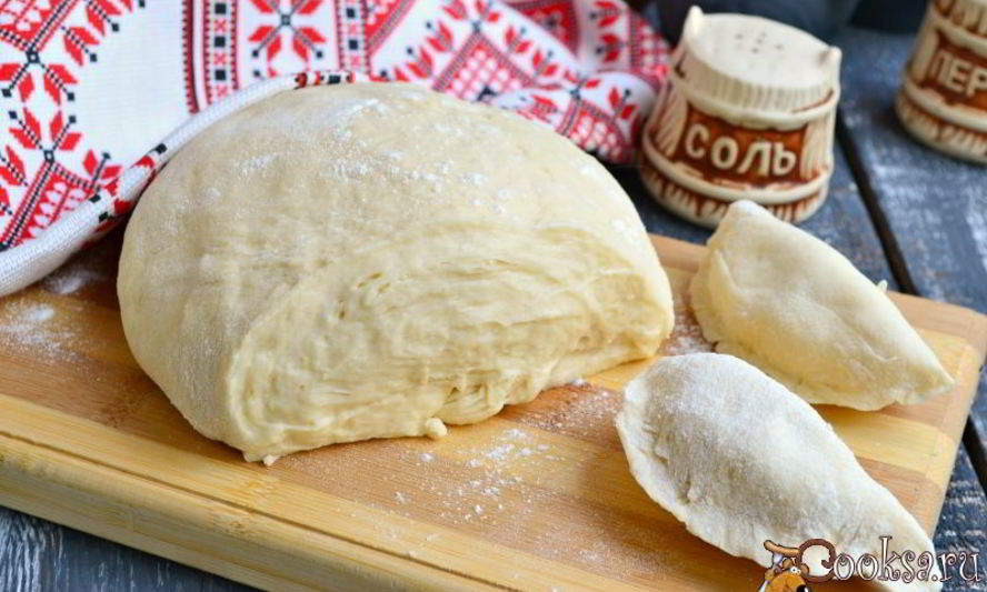 Рецепт теста на кефире для вареников