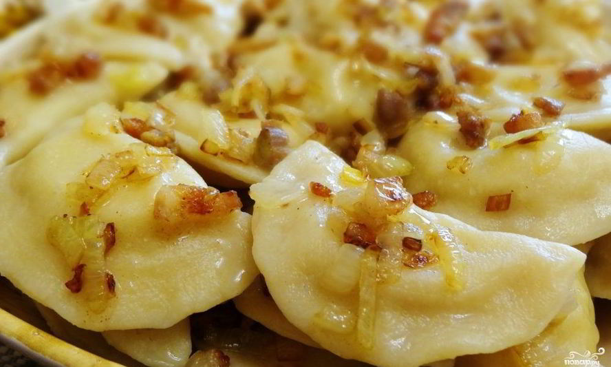 Рецепт вареников на кефире с картошкой