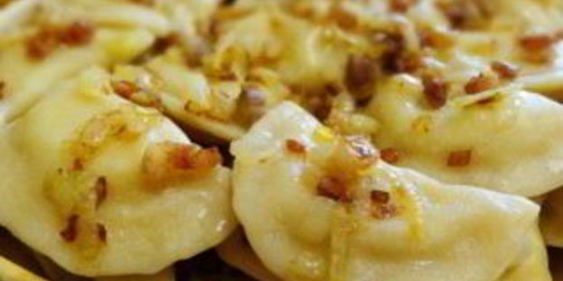 вареники на кефире с картошкой