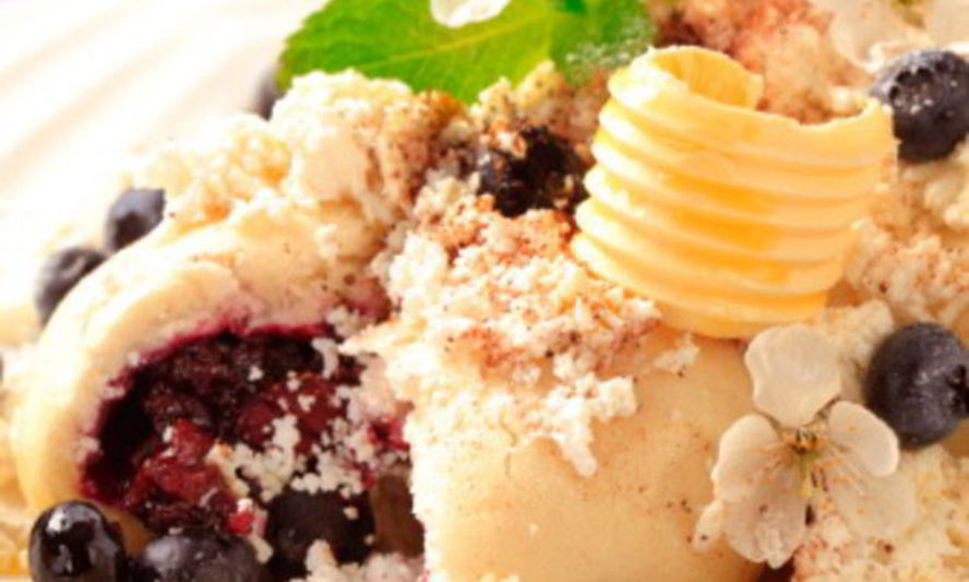 Рецепт вареников с черникой