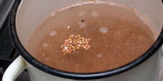 вареники с гречкой и грибами